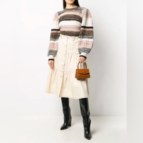 BY FAR mini embossed shoulder bag - Picture 4 of 10